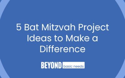 5 Bat Mitzvah Project Ideas to Make a Difference