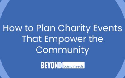 How to Plan Charity Events That Empower the Community